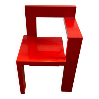 Steltman Chair designed by Gerrit Thomas Rietveld 1963