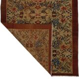 One-of-a-kind turkish handwoven vintage rug - rustic vintage charm 260x 158