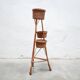 Vintage rattan plant holder
