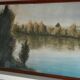 Pastel landscape "The banks of the Seine in autumn"