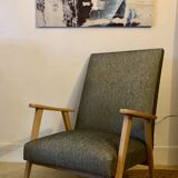 Grey Scandinavian armchair