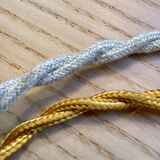 Vintage globe table lamp in diamond-point glass