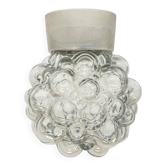 DESIGN glass Midcentury Wall or Ceiling Lamp, Flushmount, 1970s