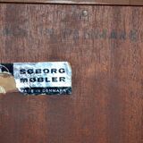 Danish Teak Secretary by Borge Mogensen Edition Soborg Mobler 1960