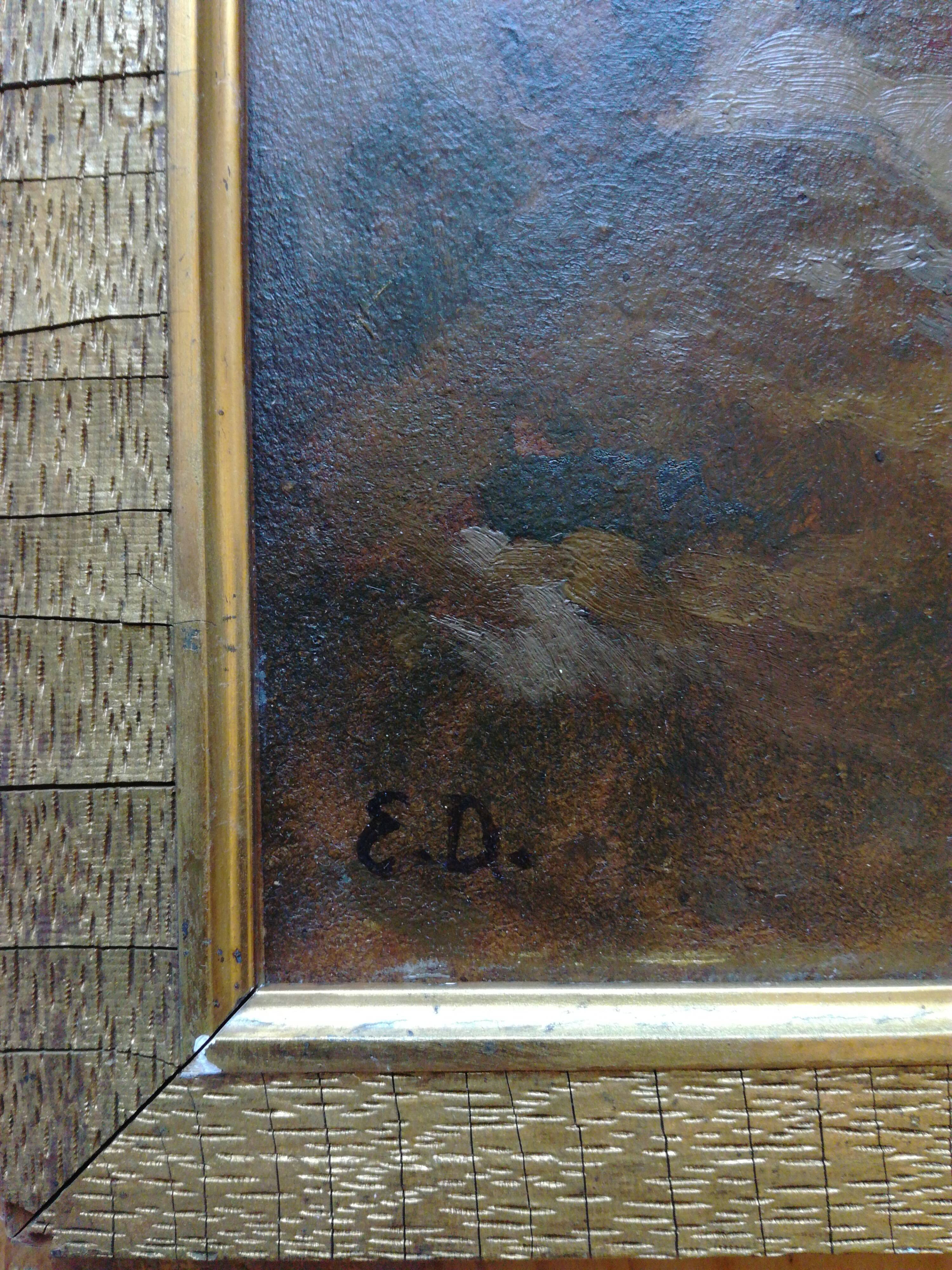 Peinture orientaliste d'Étienne Duval