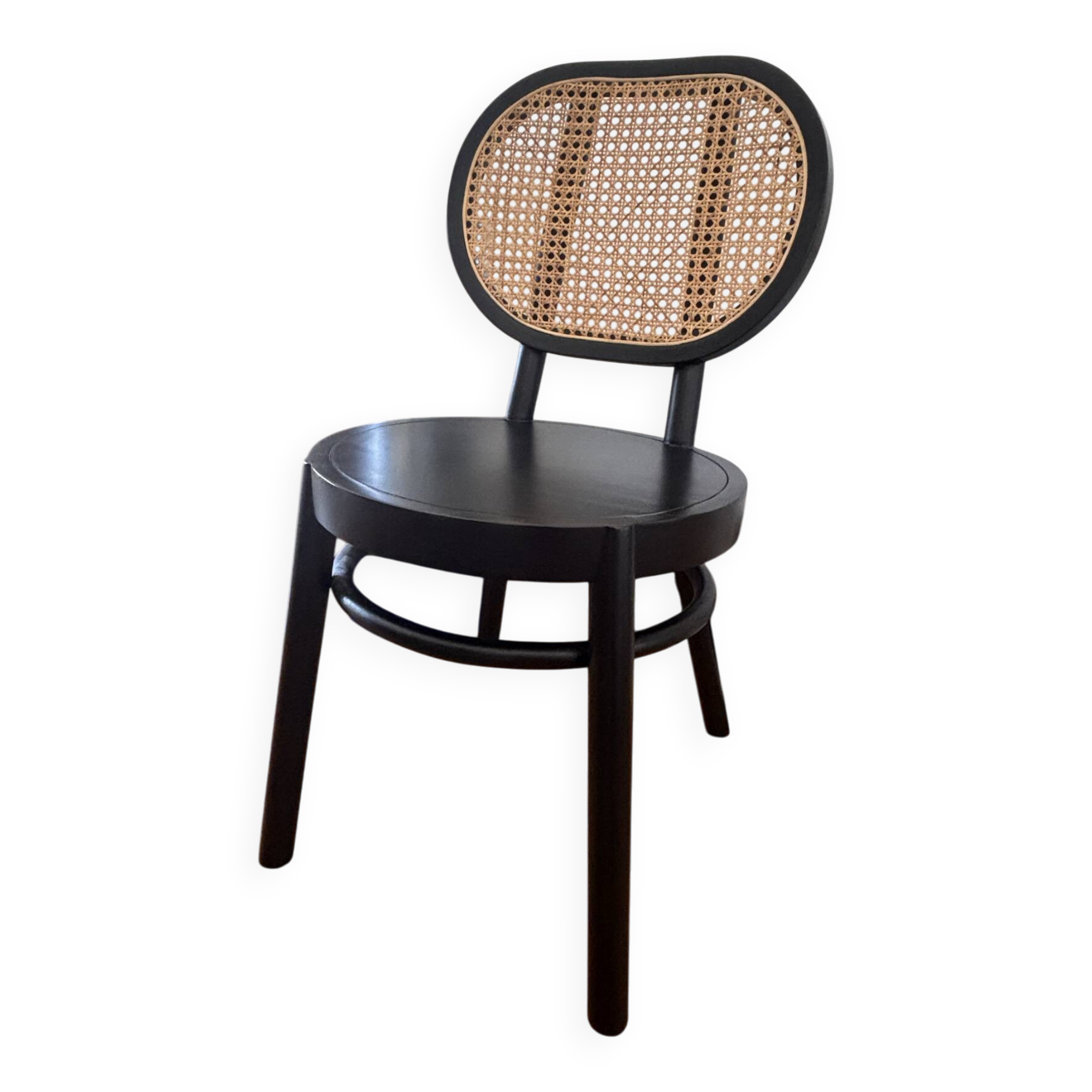 Chaise bistrot vintage en cannage HK Living