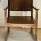 Art Deco wooden armchairs