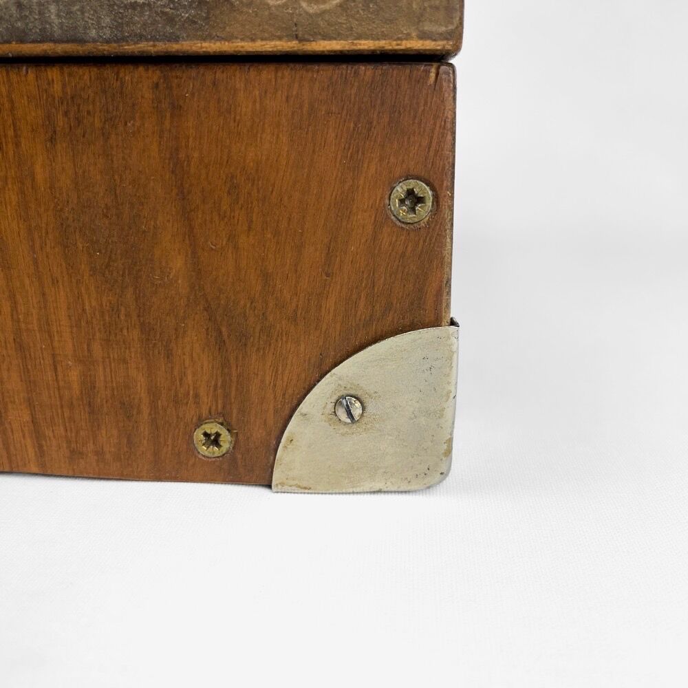 Wooden coin box 70s