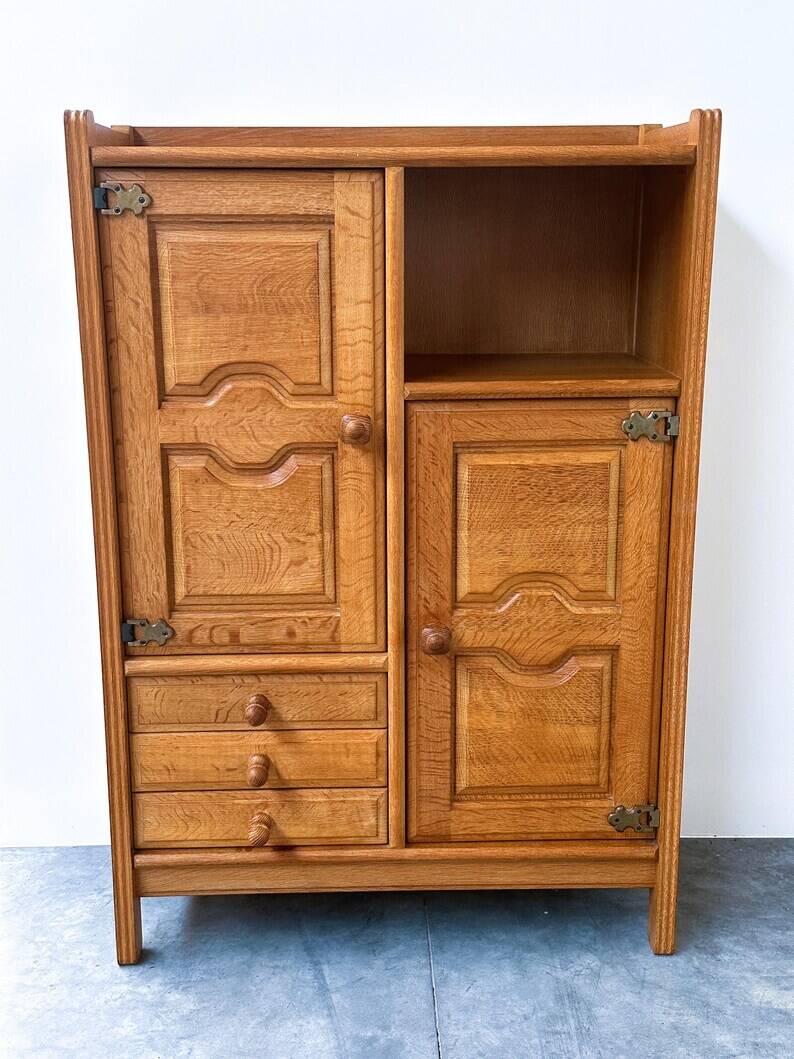 Guillerme & Chambron Oak Furniture for Your Home, France, 1960s