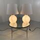 Peill & Putzler large glass table lamps 1970’s
