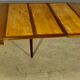Louis XVI style table in oak with three extensions