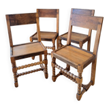 4 arts and crafts chairs