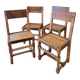 4 arts and crafts chairs