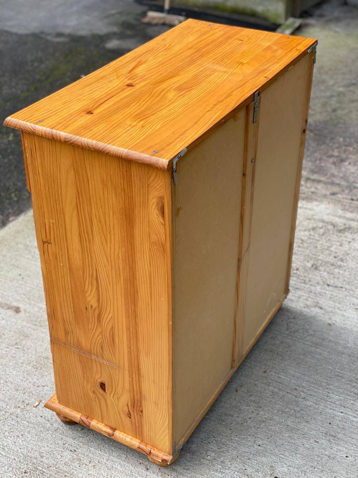 Commode 6 tiroirs en pin massif