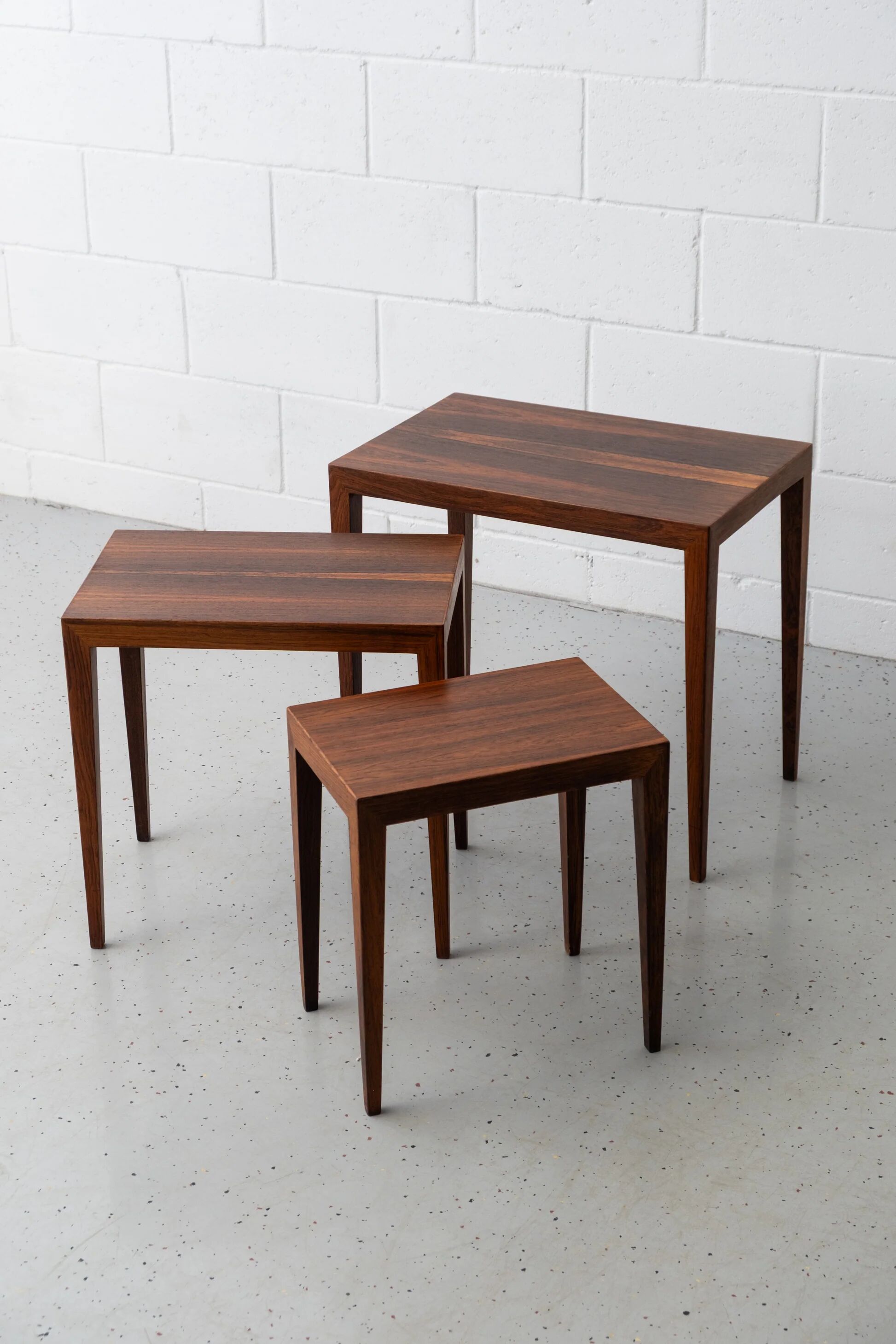 Severin Hansen rosewood nesting tables