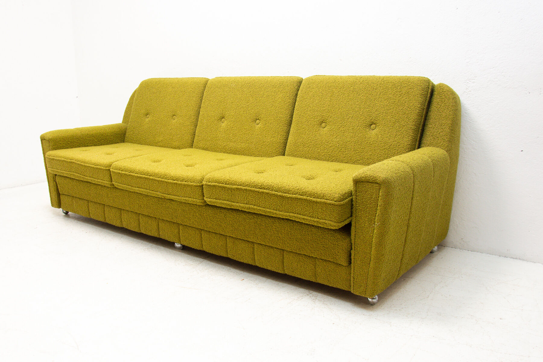 Eastern bloc vintage living room set, Czechoslovakia, 1970