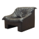 Leather armchair, Italian design, 1960s, production: Italy