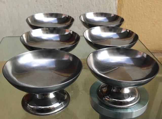 stainless steel ice cream cups