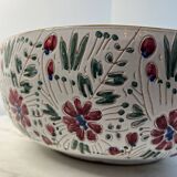 Very large hand-stamped salad bowl