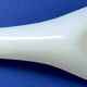Set of six (6) soup spoons in white-blue porcelain from China