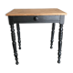 Table d'appoint en bois et noir