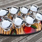 8 stainless steel ice cream cups