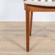 Mid-century teak and fabric dining chairs by Leslie Dandy for G-Plan.