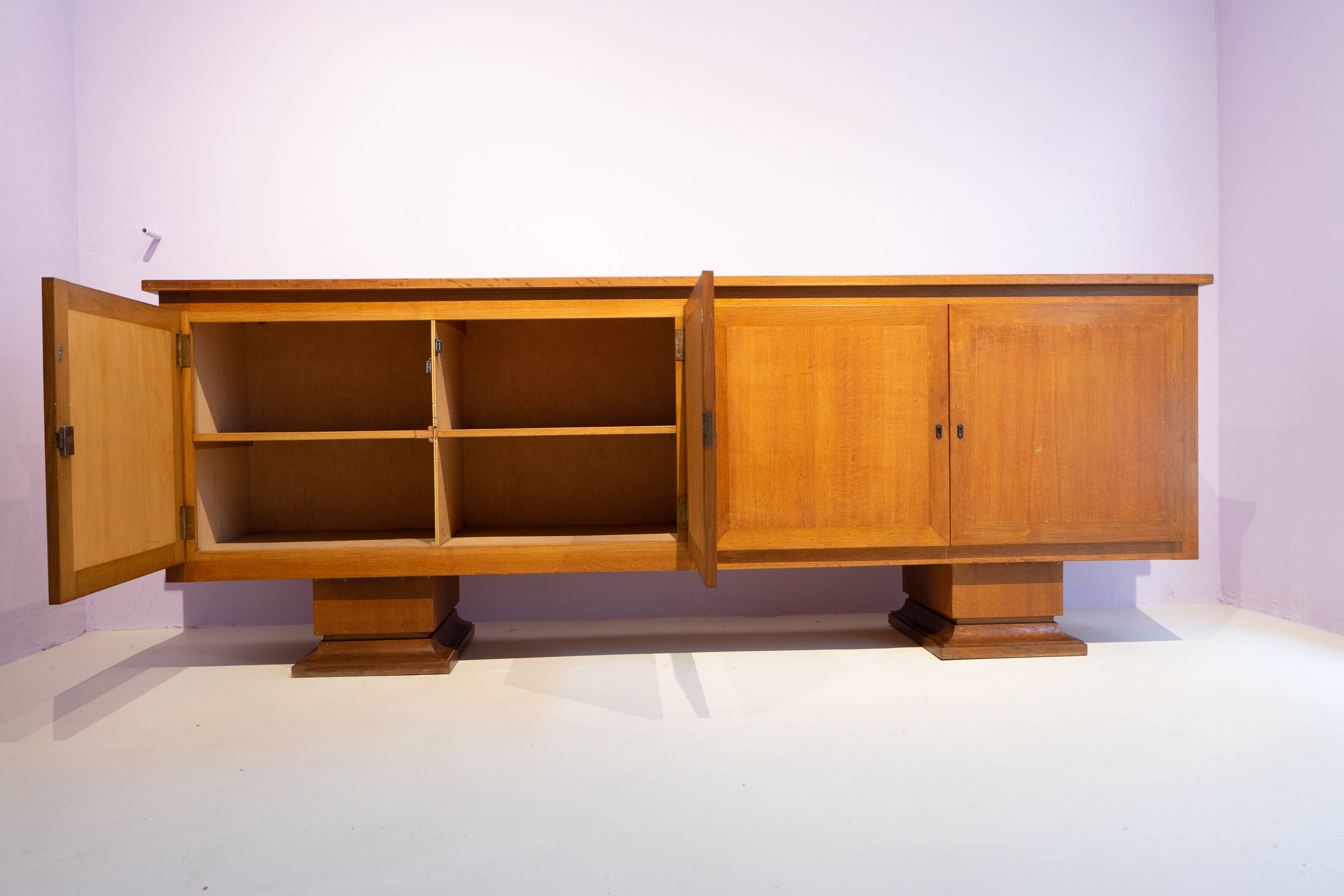 Buffet chêne belge art déco