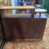 Solid cherry partition bar