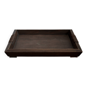 Plateau Vintage En Bois - brut