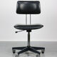 Vintage Office Swivel Chair in Black from Stol