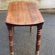 Louis Philippe round table with leaves, solid wood, 19th century, 95cm.