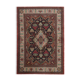 Tapis traditionnel persan Kashan Area, tapis oriental tissé à la main - 106x163cm