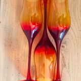 Ensemble de 3 verres faits à la main par l’artiste Professeur Zbigniew horbowy