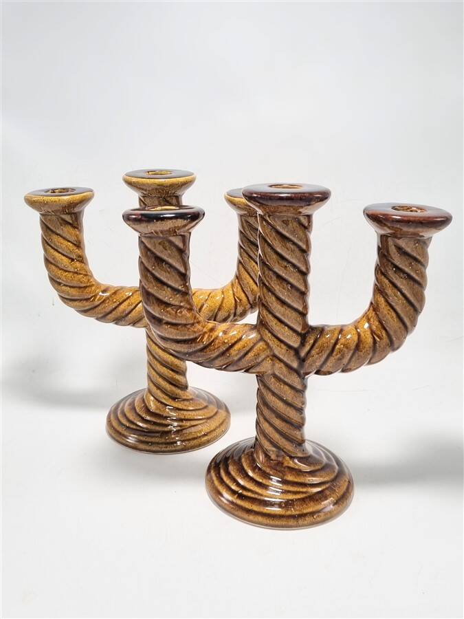 Pair of vintage candlesticks