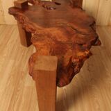 Coffee table brutalist tree trunk