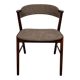 Rosewood and wool chair, model 32 by Kai Kristiansen for Korup Stolefabrik, Denmark, 1960.
