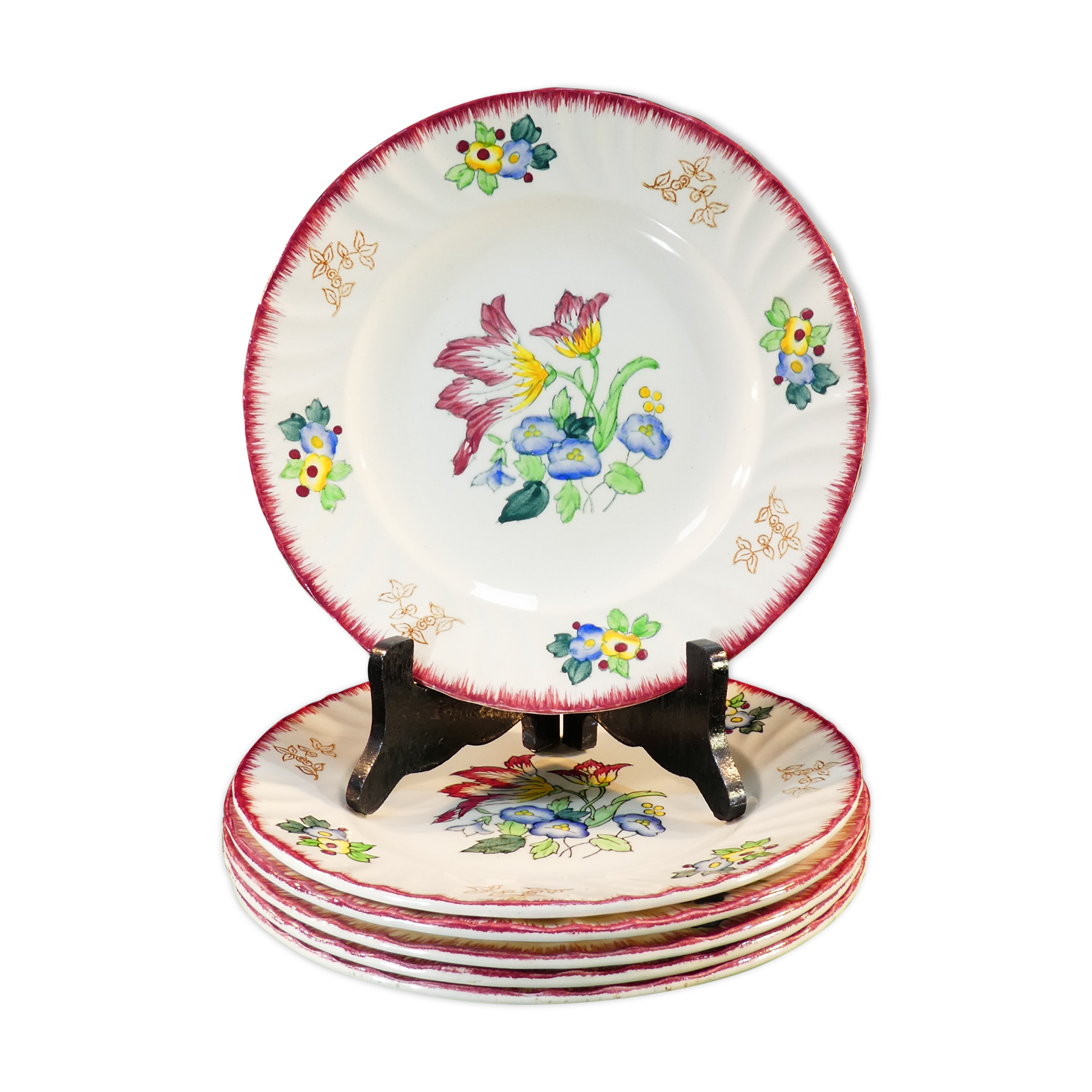 6 flat plates Longwy model Marseille