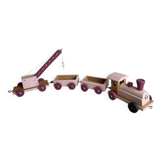 Revamped wooden train