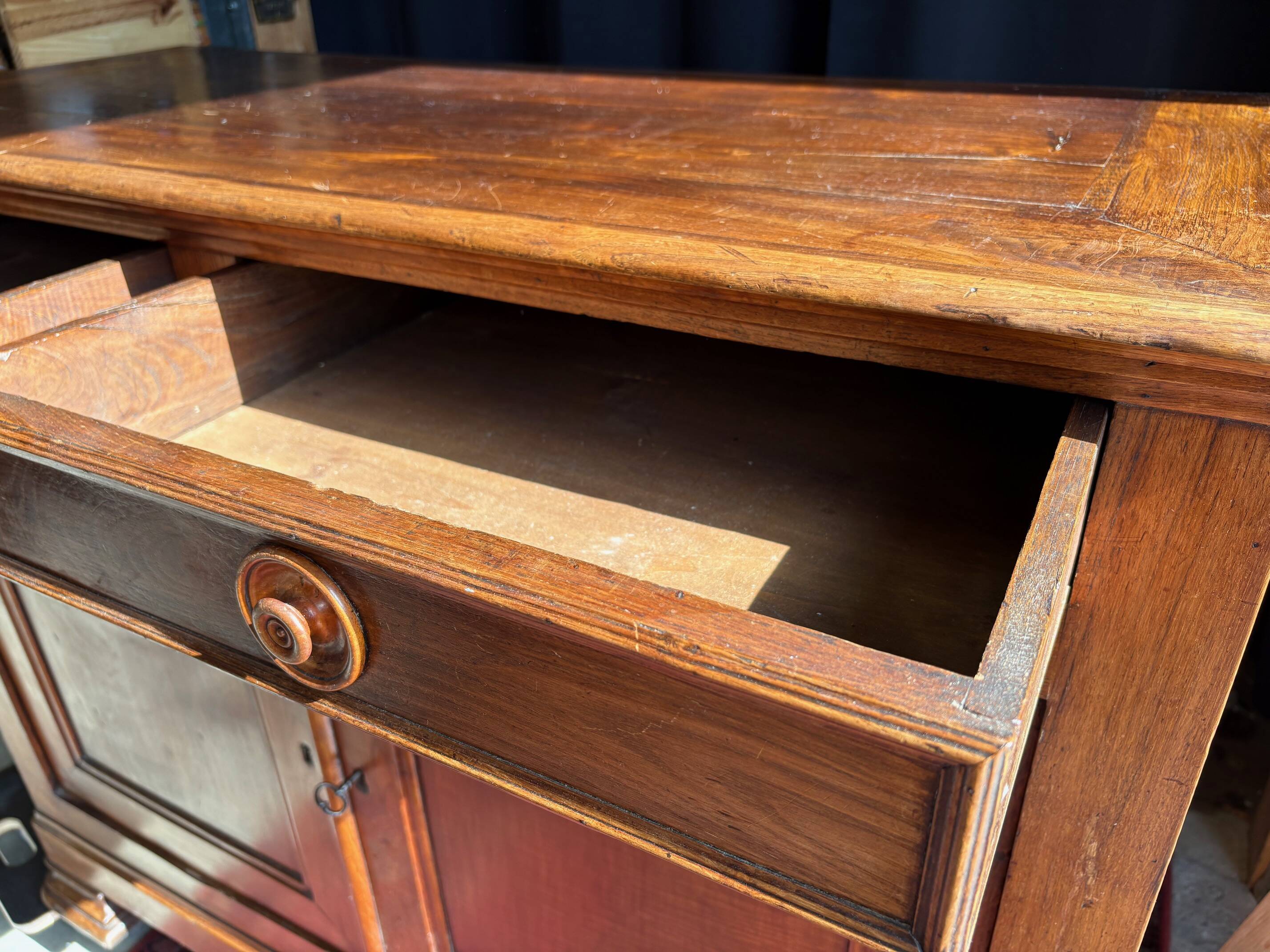 Antique solid oak sideboard