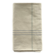 Tablecloth, ecru, blue/green stitching
