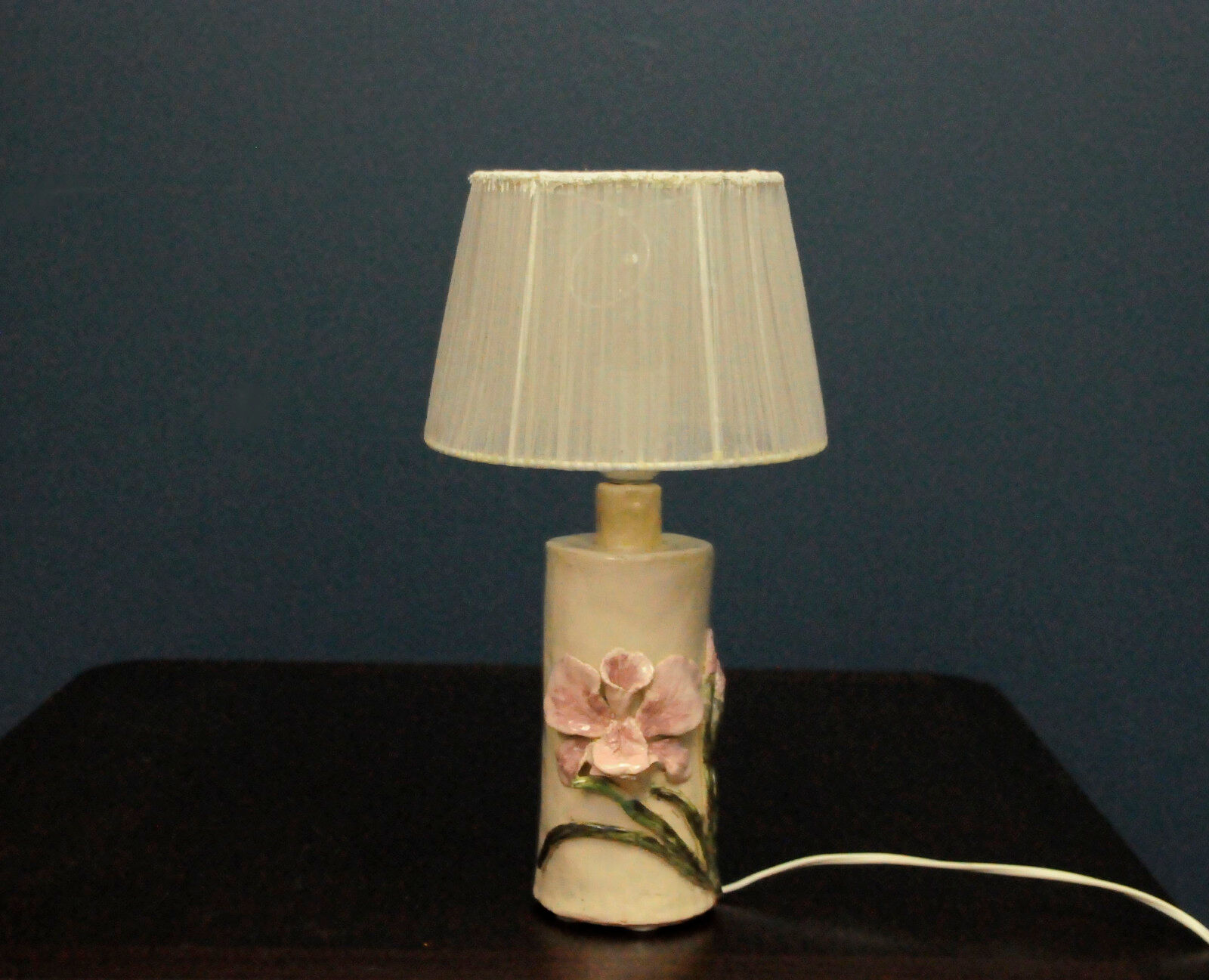 Scandinavian ceramic artisanal lamp