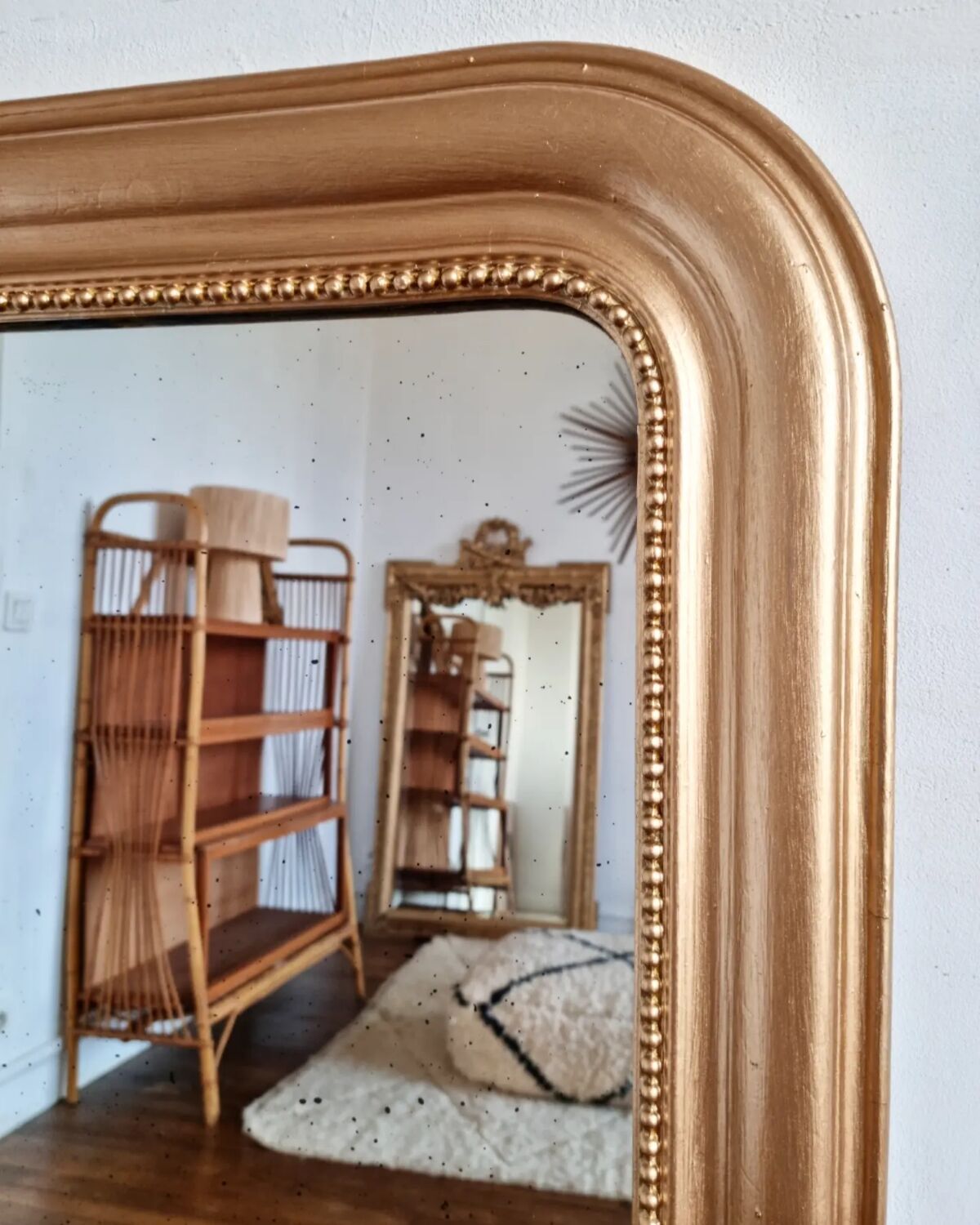Antique mirror Louis Philippe, 130x96 cm