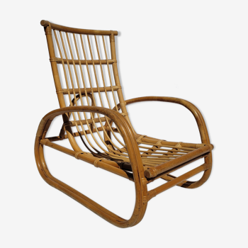 Left rattan chair