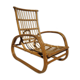 Left rattan chair