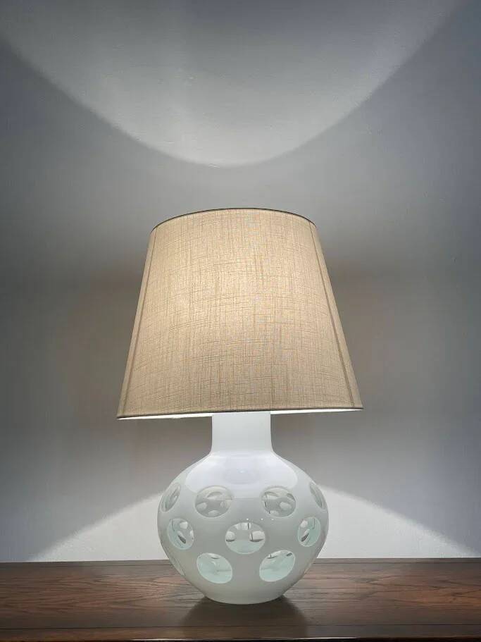 Carlo Nason glass table lamp for Mazzega Italy 1970s