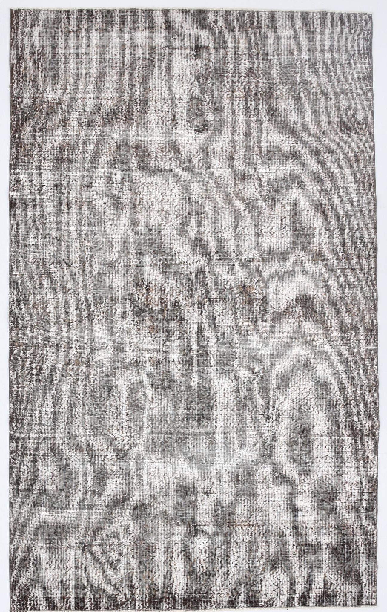 178x295Cm Persian Area Rug, Turkish Antique Rug, Faded Brown Vintage Rug