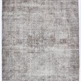 178x295Cm Persian Area Rug, Turkish Antique Rug, Faded Brown Vintage Rug