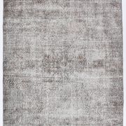 178x295Cm Persian Area Rug, Turkish Antique Rug, Faded Brown Vintage Rug