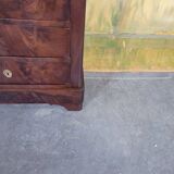 Small mahogany Louis Philippe chest of drawers